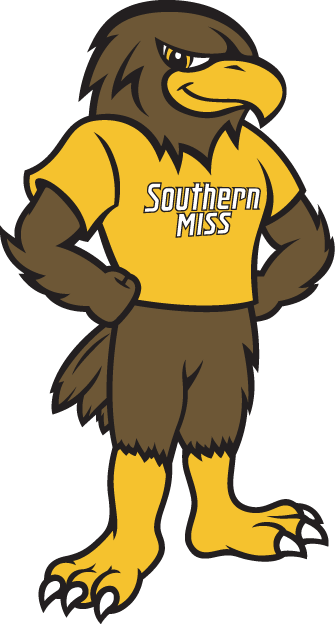 Southern Miss Golden Eagles 2003-Pres Mascot Logo 01 vinyl decal